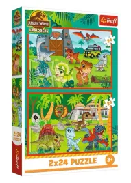puzzle-2x24-male-dinozaury-trefl