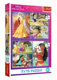 puzzle-2x70-bajkowe-dni-trefl