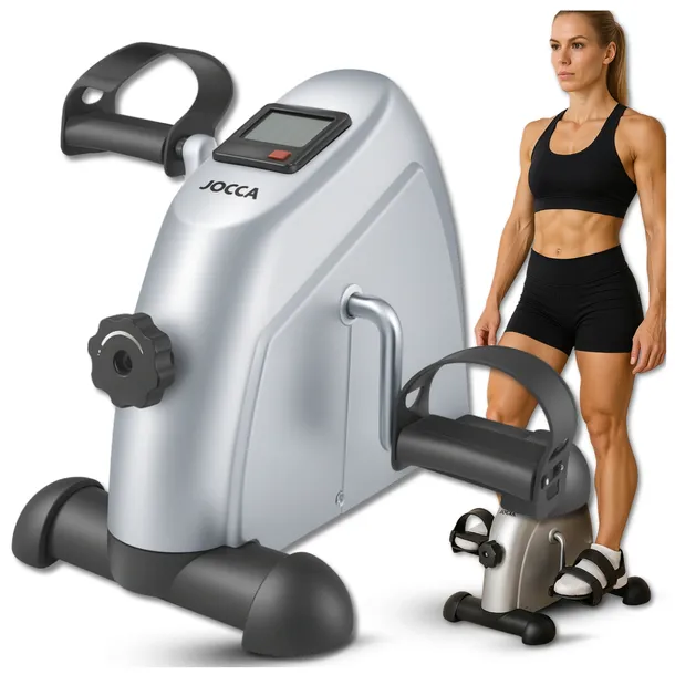 ROWEREK TRENINGOWY DUŻY ROTOR ROWER REHABILITACYJNY DO ĆWICZEŃ NÓG LICZNIK