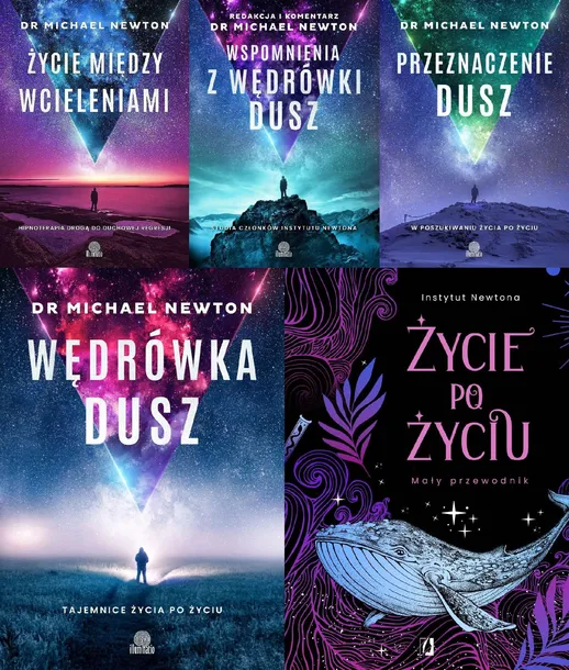 PAKIET 5X MIĘDZY WCIELENIAMI + WSPOMNIENIA Z WĘDRÓWKI DUSZ + ŻYCIE PO ŻYCIU