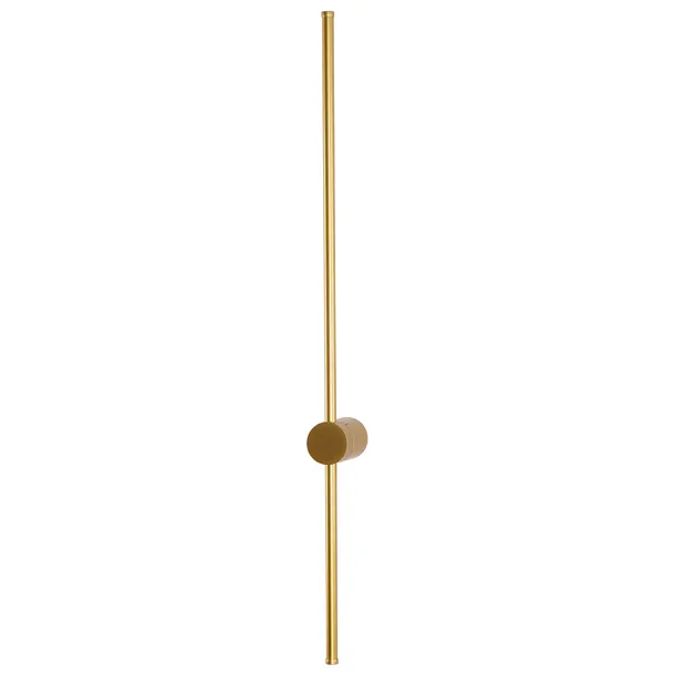 Nowoczesny złoty kinkiet LIZBONA LED 60cm, eleganckie rozproszone światło