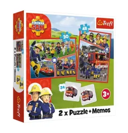 puzzle-2w1-memos-druzyna-strazaka-sama-trefl
