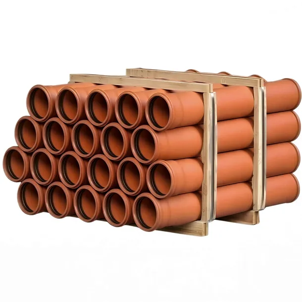 RURA KANALIZACYJNA PVC FI 160 2m 4.7 SN8 56Mb PALETA 28SZT