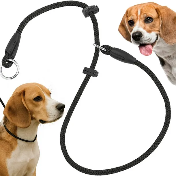 OBROŻA ZACIĄGANA DLA PSA DŁAWIK ZACISKOWA BEHAWIORALNA 6mm - do 70cm L/XL