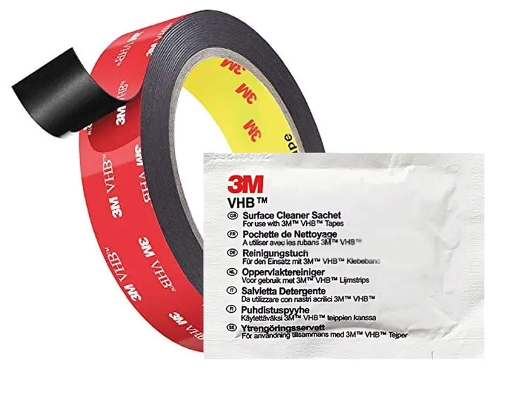 3M VHB 5925 NAJMOCNIEJSZA DWUSTRONNA TAŚMA AKRYLOWA 19MMX3M