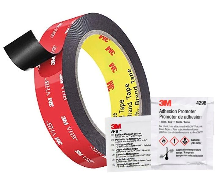 3M VHB 5925 NAJMOCNIEJSZA DWUSTRONNA TAŚMA AKRYLOWA 19MMX3M