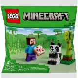 klocki-minecraft-30672-steve-i-mala-panda-lego-stan-opakowania-oryginalne