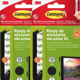 command-2-x-rzepy-do-wieszania-obrazow-czarne-rozm-xl-4-pary-8-rzepow