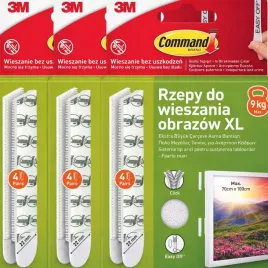 command-3-x-rzepy-do-wieszania-obrazow-biale-xl-4-pary-8-rzepow-9-kg