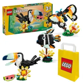 lego-creator-3w1-31173-dzikie-zwierzeta-tropikalny-tukan-ryba-motyl