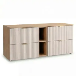 szafka-pod-umywalke-140-cm-kaszmir-orzech-z-ryflowanymi-frontami-willy