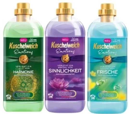 Kuschelweich płyn do płukania Emotions ZESTAW