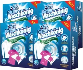 der-waschkonig-chusteczki-pochlaniajace-kolory-zestaw-4x20szt