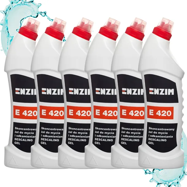 Enzim E 420 750ml - Skoncentrowany żel do mycia i odkamieniania