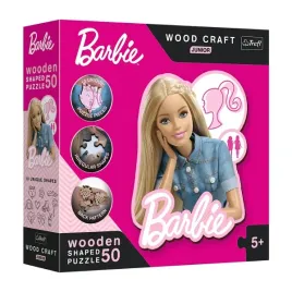puzzle-drewniane-50el-piekna-barbie-trefl
