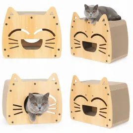 drapak-dla-kota-domek-legowisko-w-ksztalcie-kota-ekologiczne-mdf-coil