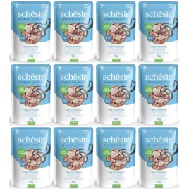 mokra-karma-dla-kota-schesir-adult-tunczyk-okon-12x85g