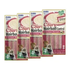 przysmak-inaba-churu-hairball-kurczak-4x14g-56g