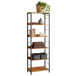 regal-na-ksiazki-drabina-biblioteczka-do-salonu-regal-stojacy-polka-vintage