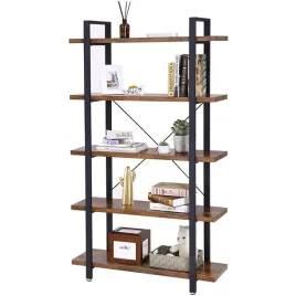 regal-biblioteczka-105x34x178-polka-rustykalna-industrialna-vintage-brazowa