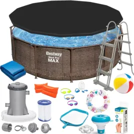 basen-ogrodowy-stelazowy-bestway-56709-366x100-rattan-mega-zestaw-gratis