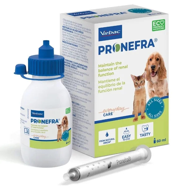 VIRBAC PRONEFRA zawiesina doustna niewydolność nerek dla psa i kota 60ml