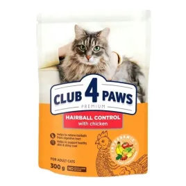 club-4-paws-premium-hairball-control-sucha-karma-dla-kotow-300-g