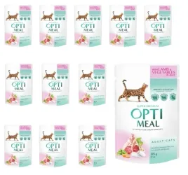 optimeal-karma-mokra-dla-kota-jagniecina-saszetka-12x85g
