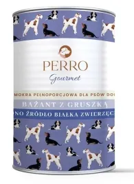 perro-gourmet-monobialkowa-karma-mokra-bazant-z-gruszka-400g-dla-psa