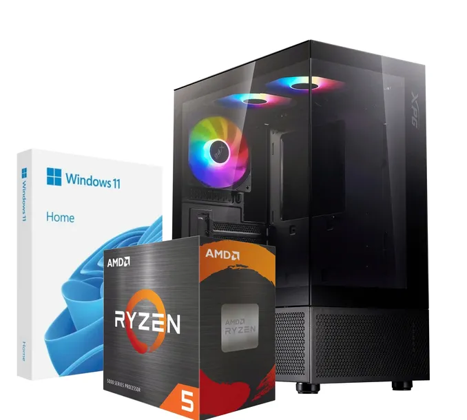 Komputer gamingowy ADATA XPG Ryzen 5500 RTX 5060 32GB 1TB SSD Win11 WiFi BT
