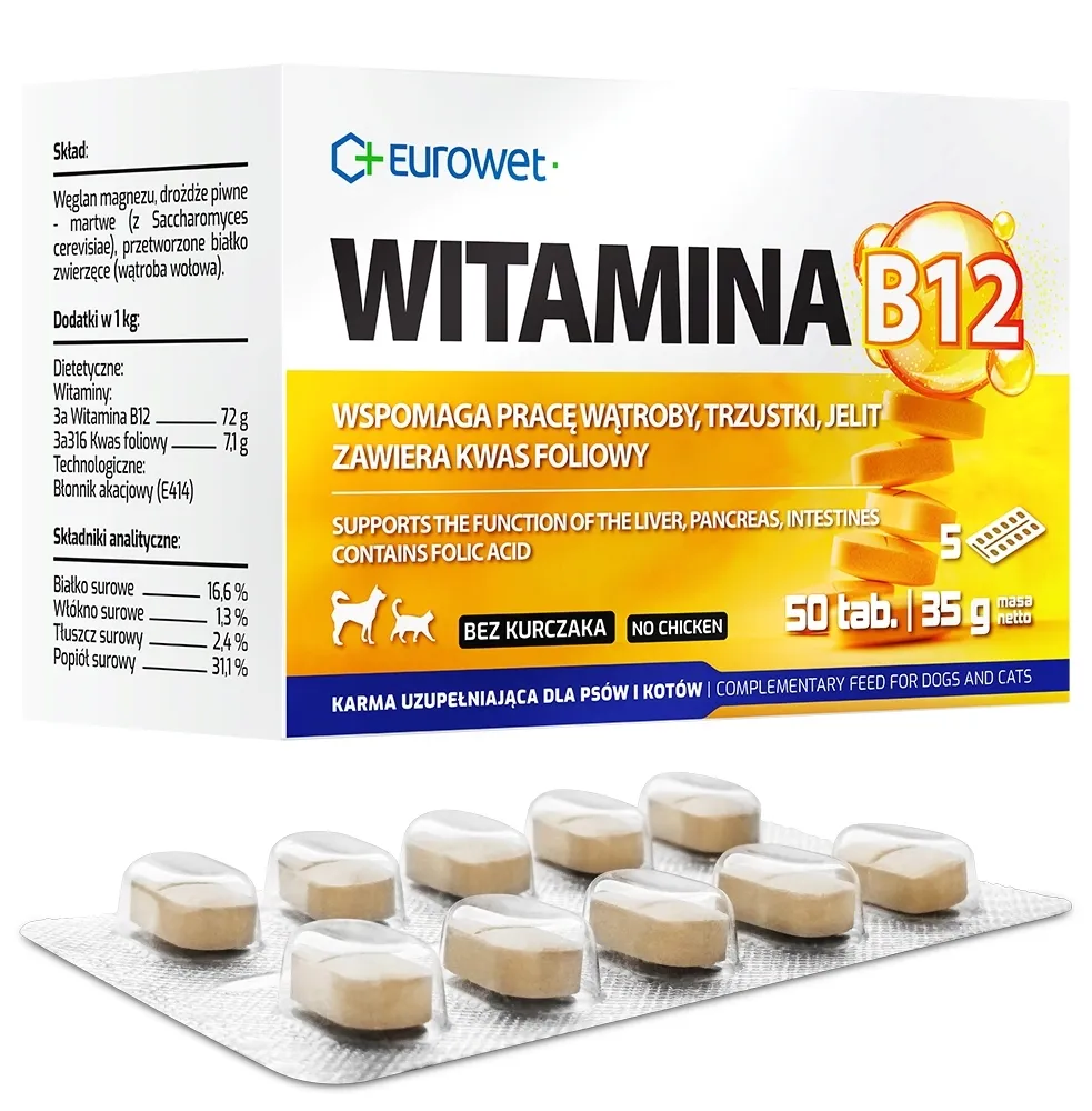 eurowet-witamina-b12-50-tabl
