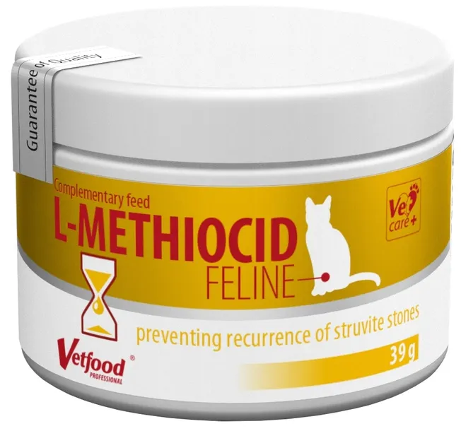Vetfood L-Methiocid for CAT 39g dla Kota