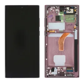 org-wyswietlacz-lcd-samsung-s22-ultra-sm-s908-burgundowy-z-ramka