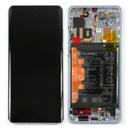 org-wyswietlacz-lcd-huawei-p30-pro-srebrny-silver-z-ramka