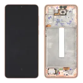 org-wyswietlacz-lcd-samsung-a33-5g-2022-sm-a336-zloty-pomaranczowy-z-ramka