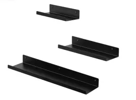 polki-scienne-eugad-3-szt-metalowe-czarne-industrial