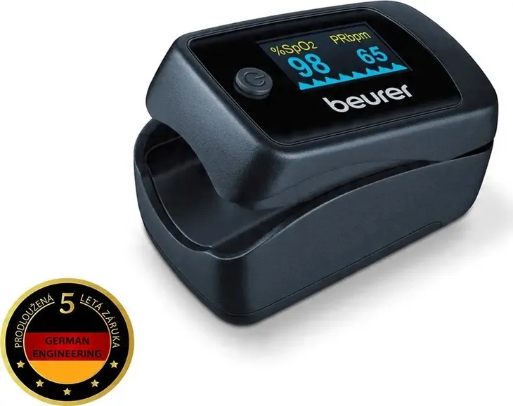 beurer-po-45-pulsoksymetr-profesjonalny-pomiar-spo2-tetna-i-perfuzji-funkcje-automatyczne-wylaczanie-wskaznik-poziomu-baterii-wykres-tetna