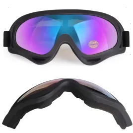 Zdjęcie produktu GOGLE MOTOCYKLOWE SKUTER QUAD HULAJNOGA OKULARY DAMSK MĘSKIE DZIECICE