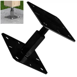 podstawa-slupa-100x130x100-150-podstaw-slupa-regulowana-podstawa-czarna