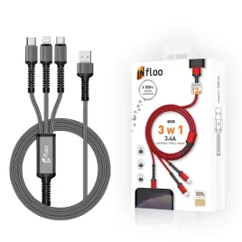 infloo-kabel-usb-3w1-lightning-usb-c-microusb-34a-1-2m-oplot-szary