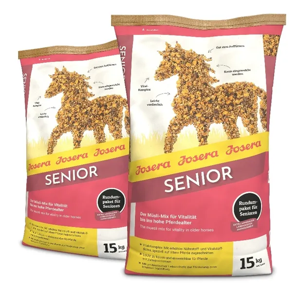 Josera Senior Pferd 2x15kg Pasza dla seniora,wsparcie starszych koń,zbożowe
