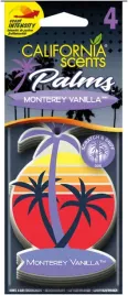 california-scents-palms-zawieszka-do-samochodu-monterey-vanilla-4pack