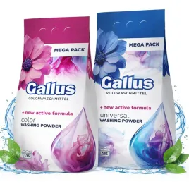 gallus-mega-pack-2x-proszek-do-prania-135-pran-color-universal-xxl