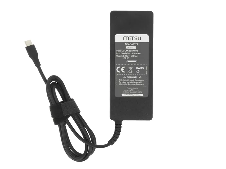 zasilacz-ladowarka-do-laptopa-100w-usb-c-producent-mitsu-stan-nowy