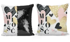 poduszka-milosc-walentynki-cekiny-prezent-40x40