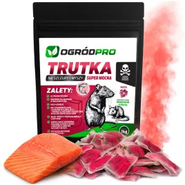 Zdjęcie produktu TRUTKA TRUCIZNA NA SZCZURY MYSZY GRYZONIE PASTA MOCNY ŚRODEK BRODIFAKUM 1KG