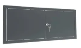 drzwiczki-rewizyjne-dwuskrzydlowe-110x40cm-grafit-metal-malowane-z-kluczem