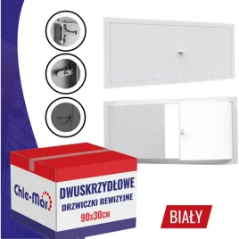 drzwiczki-rewizyjne-inspekcyjne-dwuskrzydlowe-maxi-90x30cm-biale