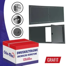 drzwiczki-rewizyjne-inspekcyjne-dwuskrzydlowe-maxi-120x60cm-grafit-pokretlo