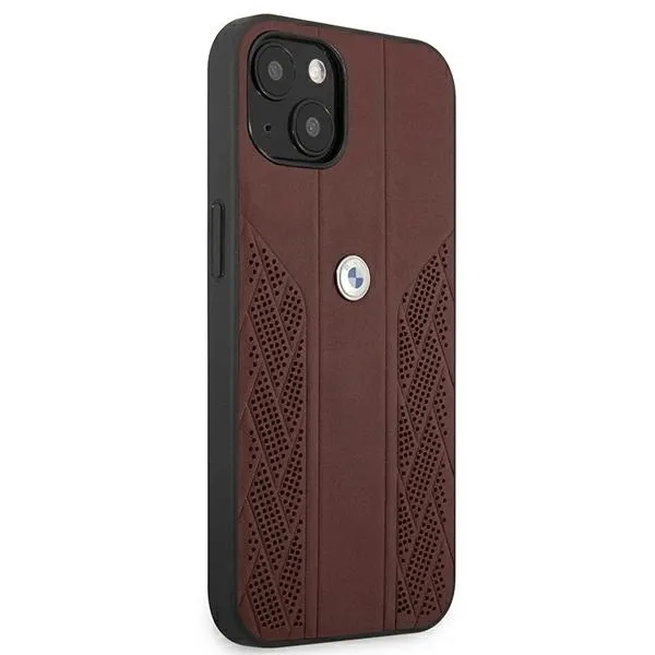 etui-bmw-leather-curve-perforate-na-iphone-13-czerwone-kolor-czerwony